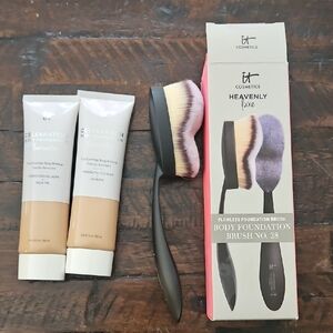IT Cosmetics Celebration Foundation and Heavenly Luxe Brush Set